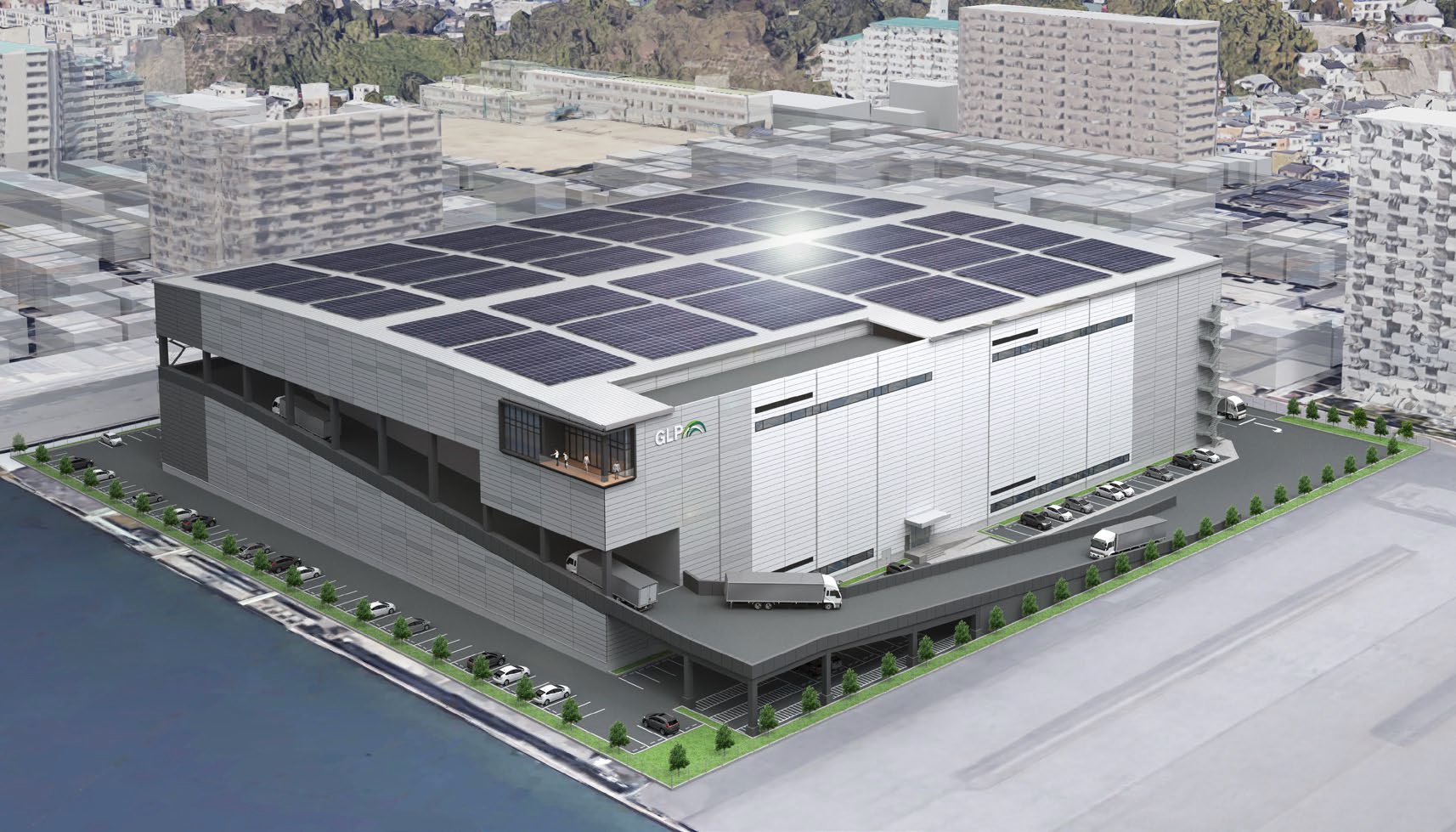 「広島Ⅱ」来年１月着工、日本ＧＬＰ 延床５万㎡、就業環境整備